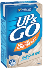 UP&GO Vanilla Ice Flavor Drink 250mls UP&GO Vanilla Ice Flavor Drink 250mls