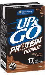 Up&Go Pro/Energize Choc Hit 250mls Up&Go Pro/Energize Choc Hit 250mls