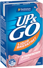 UP&GO Strawberry Flavor Drink 250mls UP&GO Strawberry Flavor Drink 250mls