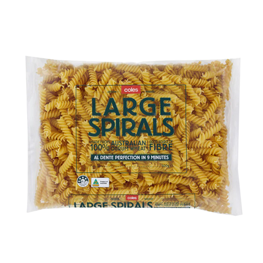 Coles Large Spirals NO-1 500g