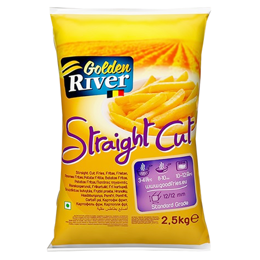 Golden River Straig/Cut Fries 12x12mm 2.5kg