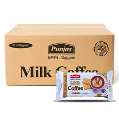 Punjas Milk Coffee Biscuits 200g x 20 Punjas Milk Coffee Biscuits 200g x 20