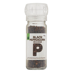 WW Pepper Grinder Black Peppercorn 50g WW Pepper Grinder Black Peppercorn 50g