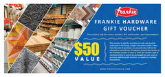 Frankie Hardware Voucher 50 Credit Equal Value Frankie Hardware Voucher 50 Credit Equal Value