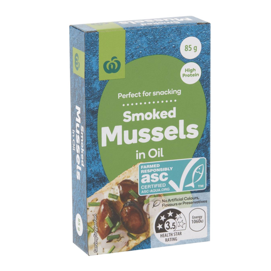 WW Smoked Mussels 85g