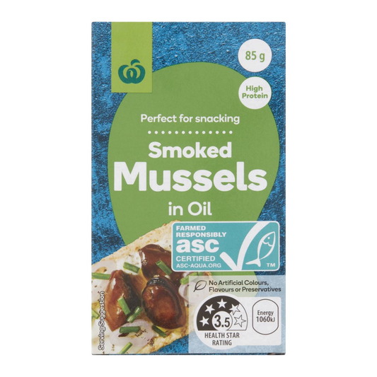 WW Smoked Mussels 85g