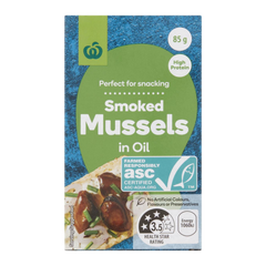 WW Smoked Mussels 85g WW Smoked Mussels 85g