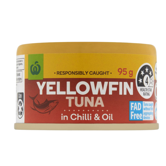 WW Yellowfin Tuna In Chilli & Oil 95g