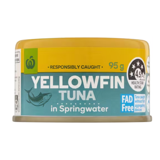 WW Yellowfin Tuna In Springwater 95g