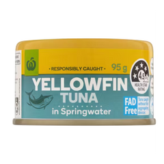 WW Yellowfin Tuna In Springwater 95g WW Yellowfin Tuna In Springwater 95g