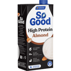 So Good Almond High Protein Uht 1ltr So Good Almond High Protein Uht 1ltr