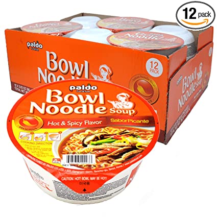 Paldo Bowl Noodle 86g x 12 - Frankie Supermarket