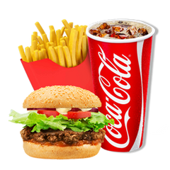 Smash Beef Burger Meal Smash Beef Burger Meal