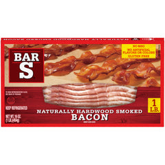 Bars Slice Smoke Bacon 1LB/16OZ