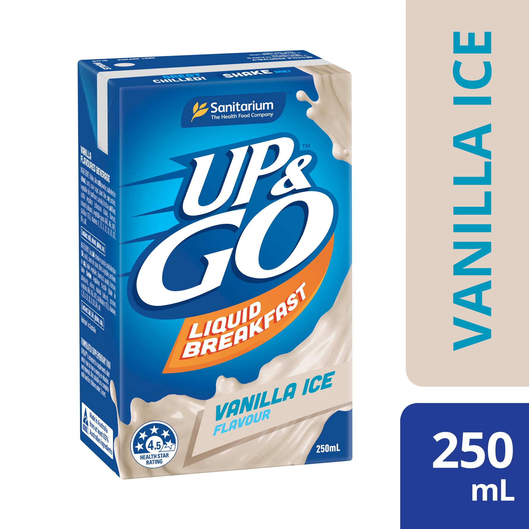 UP&GO Vanilla Ice Flavor Drink 250mls - Frankie Supermarket
