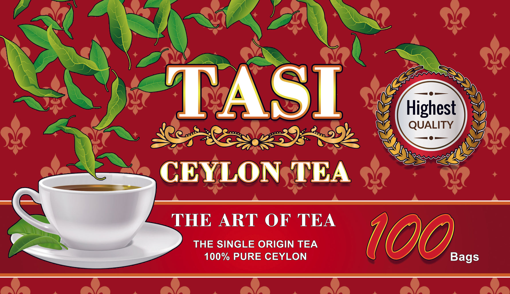 Tasi Ceylon Tea 2G, 100S