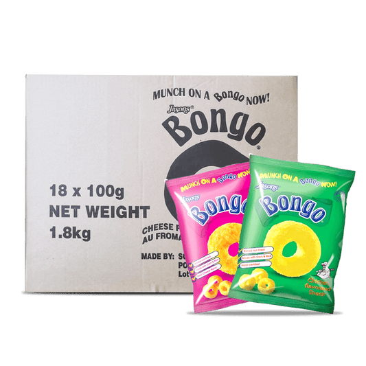 Bongo Snack 100g x 18 [Flavors By Choice]