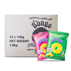 Bongo Snack 100g x 18 [Flavors By Choice]