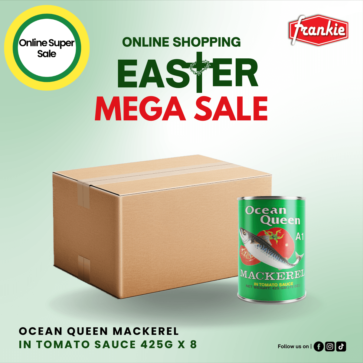 Ocean Queen Tomato Sauce 425g x 8