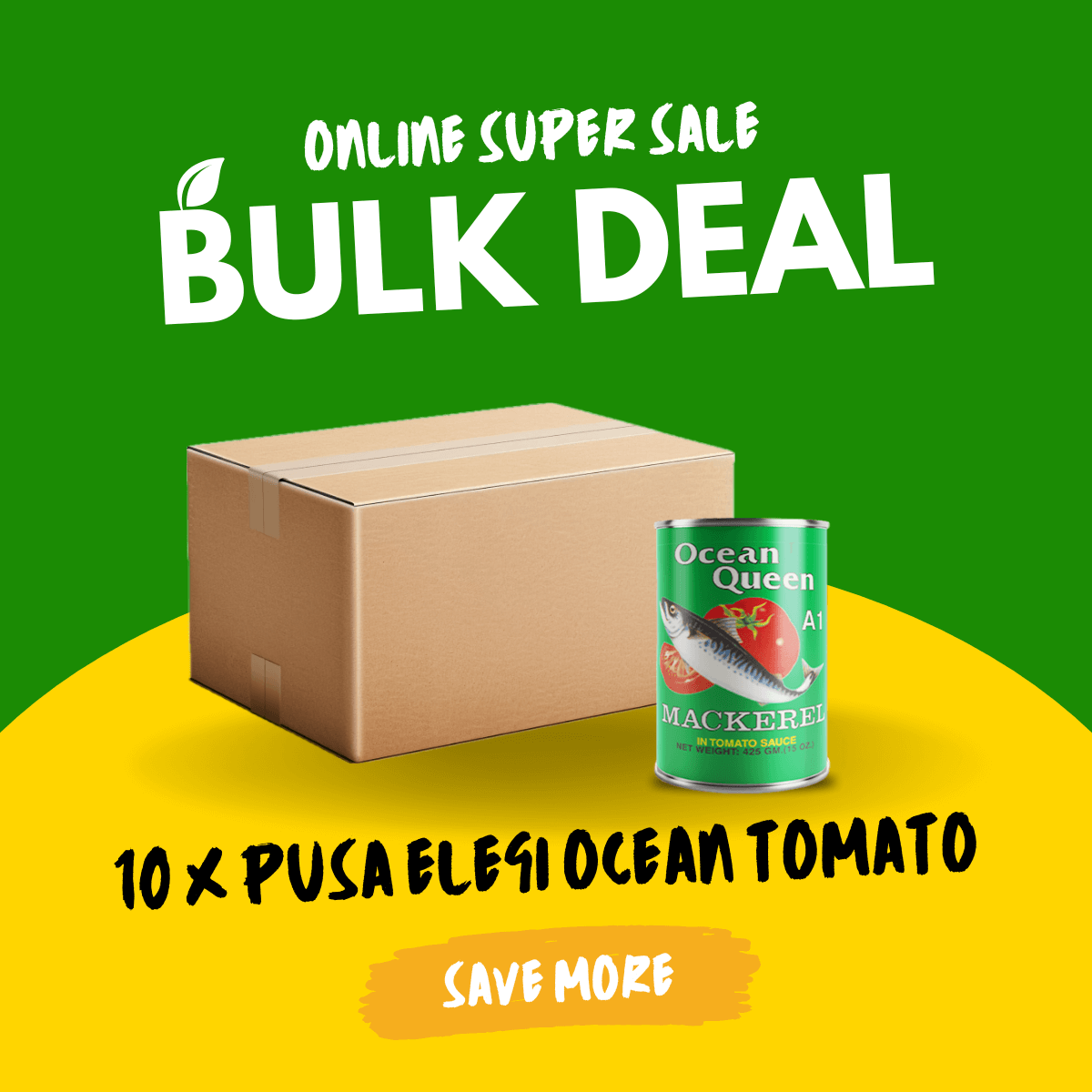 Fa'alavelave Combo - 10 Ocean Queen Tomato Sauce 425gx8 | 10 Pusa Apa