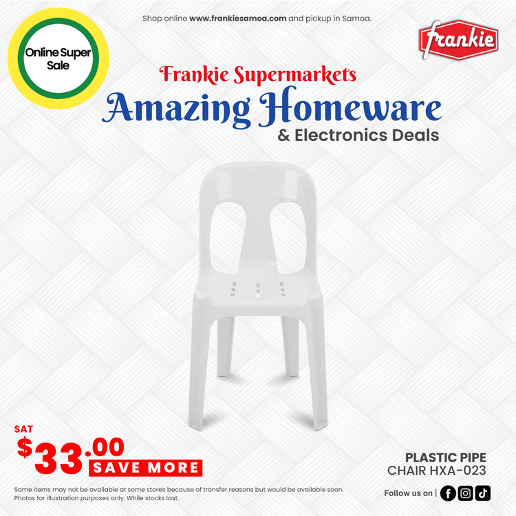 Pipee Plastic Chair $33