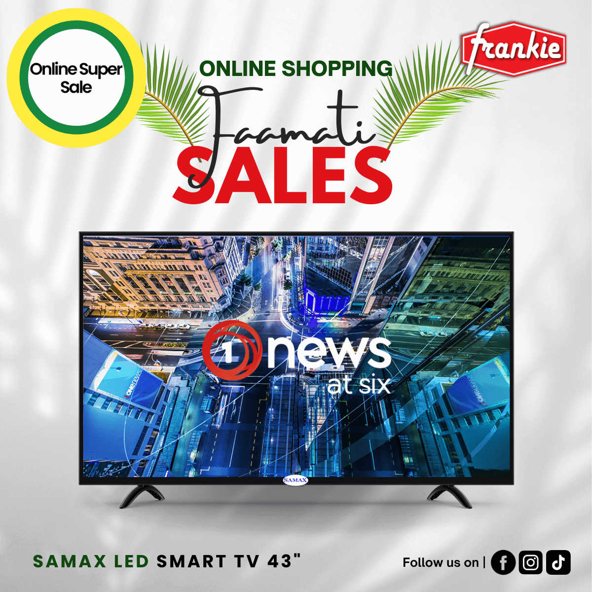Samax Led TV 43" 43DHW1 [Limited Stocks] - Frankie Supermarket