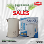 Samax Electric Kettle 1.8l 1000w - Frankie Supermarket