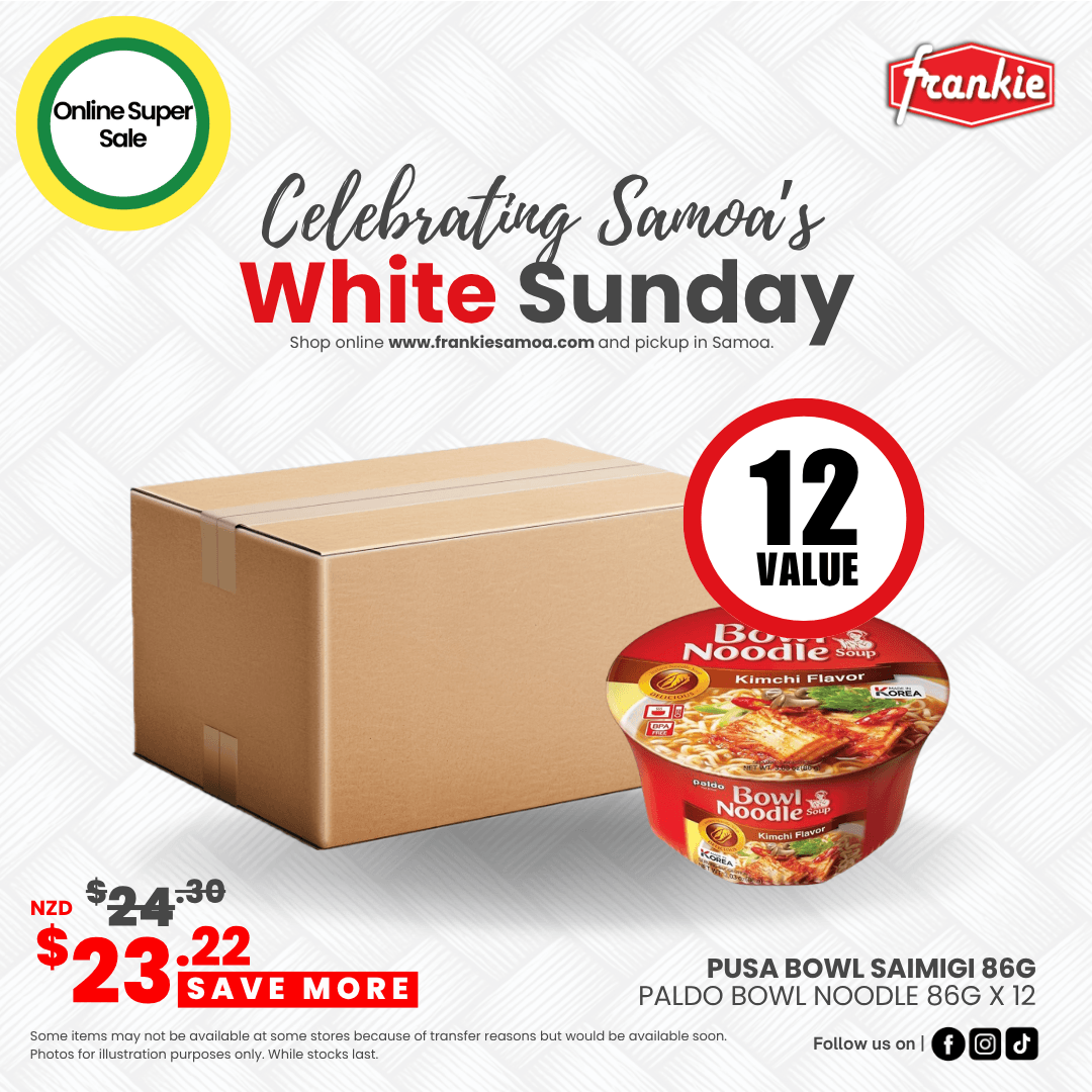 Paldo Bowl Noodle 86g x 12