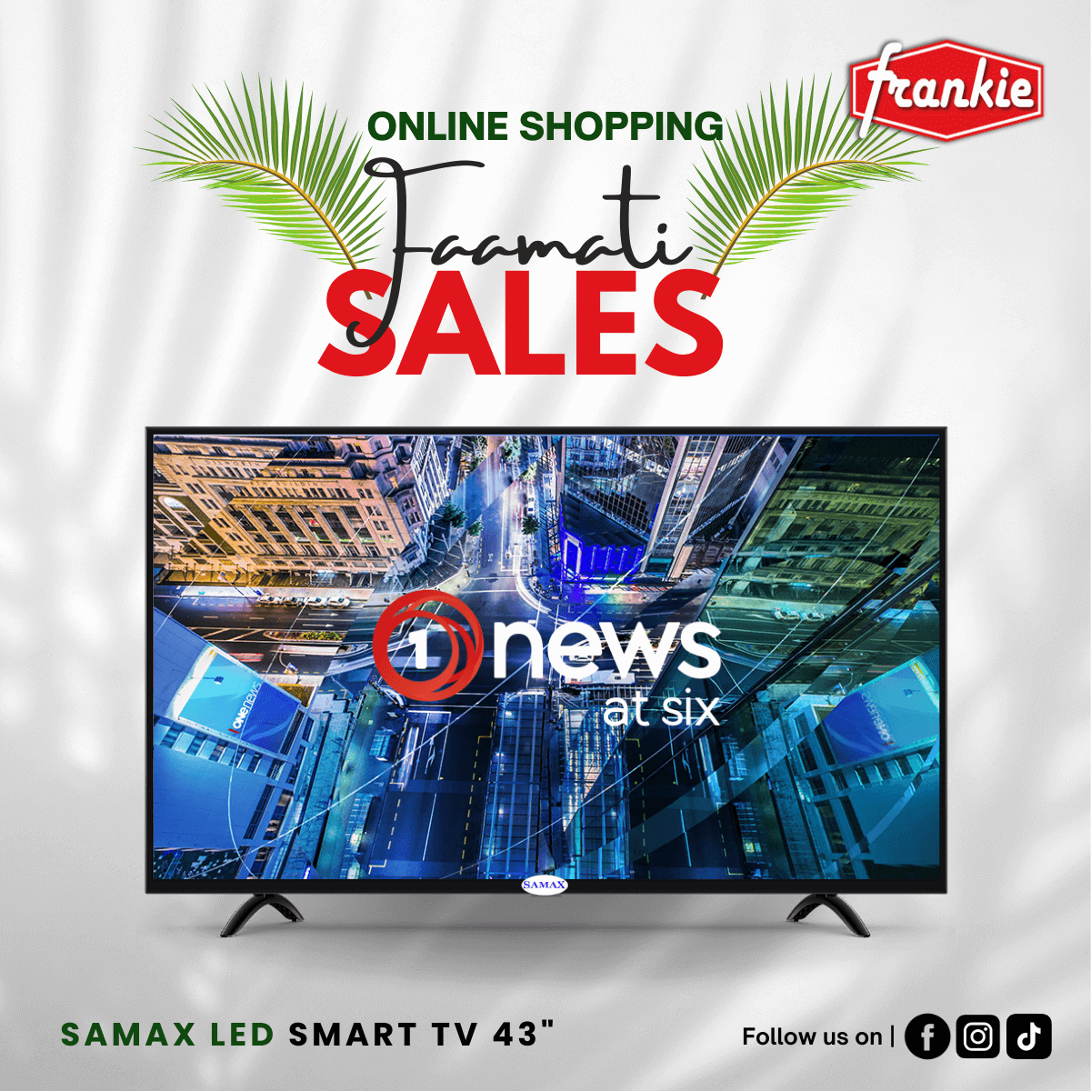 Samax Led TV 43" 43DHW1 [Limited Stocks]
