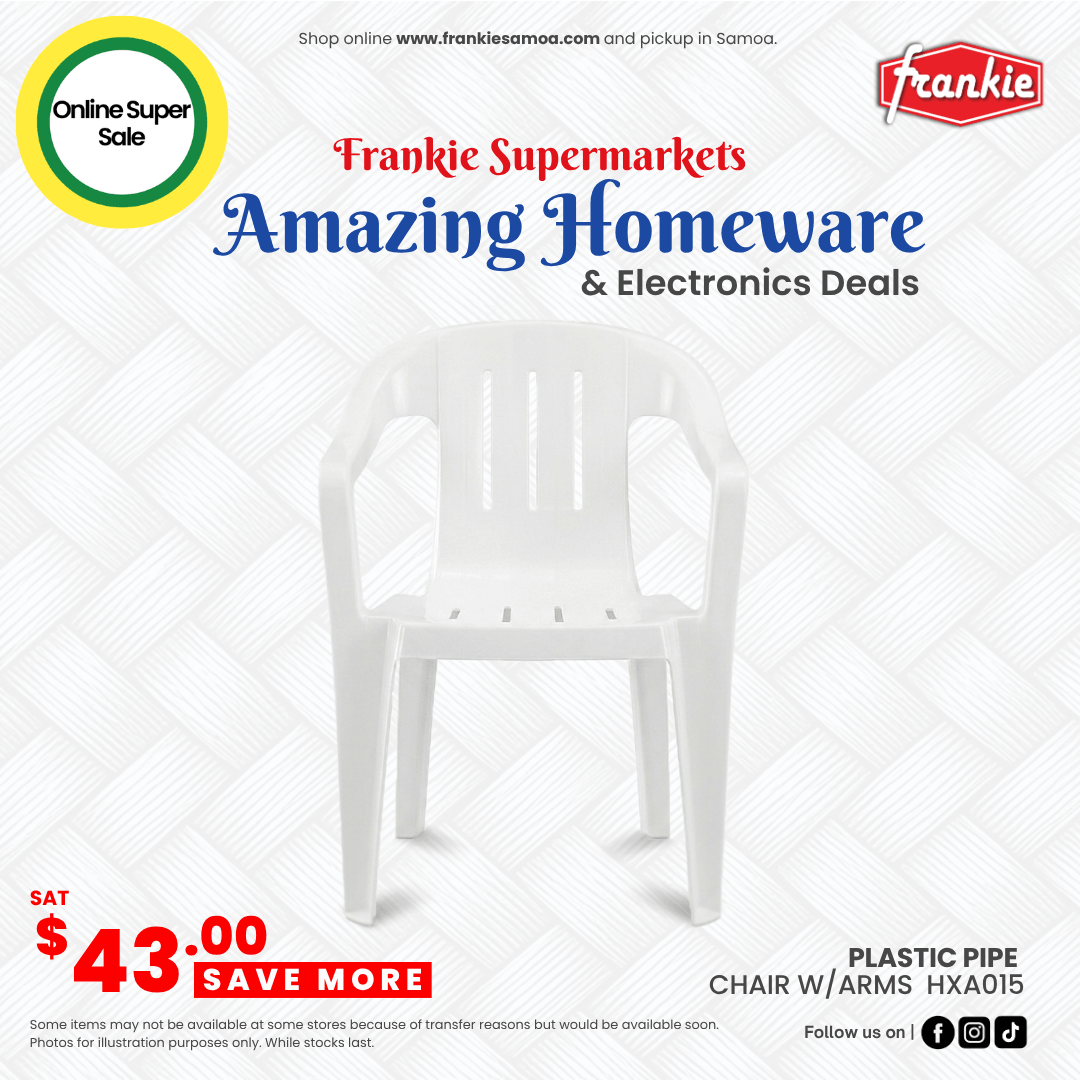 Plastic Pipe Chair W/Arms $43