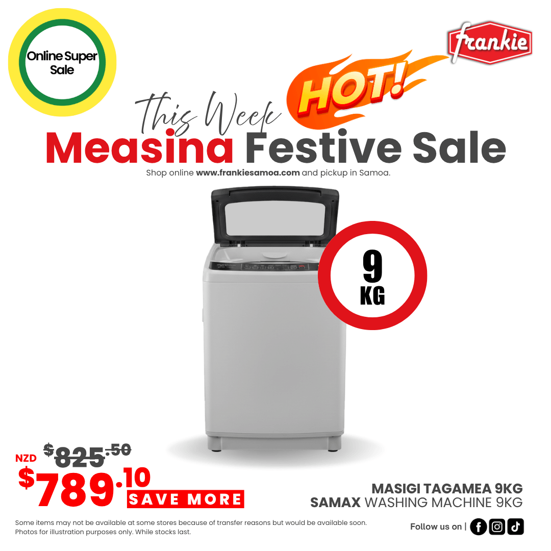 Samax Automatic Washing Machine 9kg [Limited Stocks]