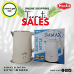 Samax Electric Kettle 1.8l 1000w - Frankie Supermarket