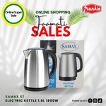 Samax St Electric Kettle 1.8L 1800W - Frankie Supermarket