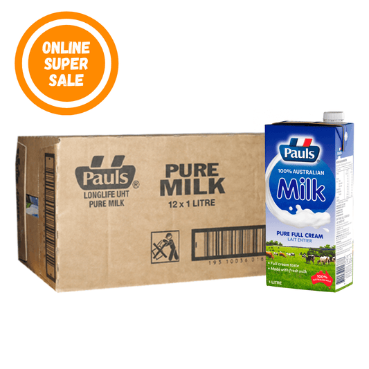 Pauls Pure Milk 1ltr x 12