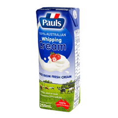 Pauls Whipping Cream 250ml