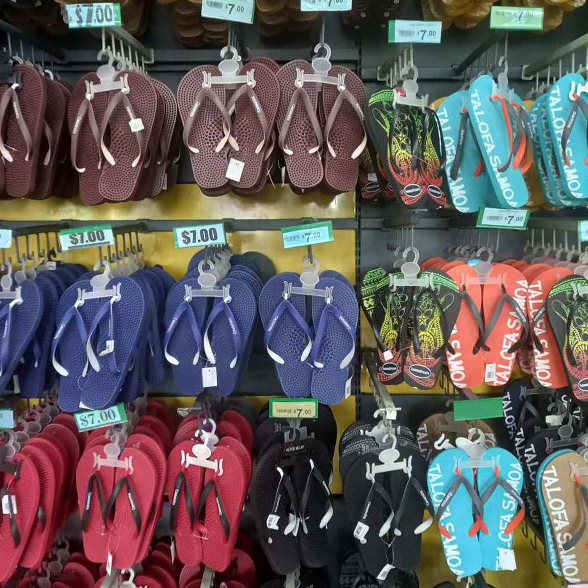 Jandals $7.00 [Sizes By Choice]