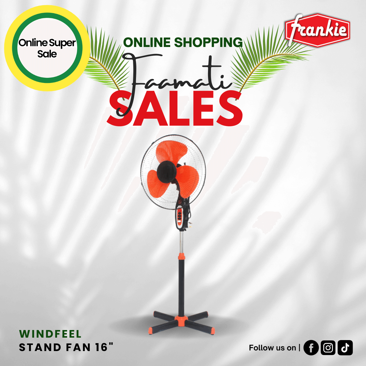 Windfeel Stand Fan 16"[Limited Stocks]