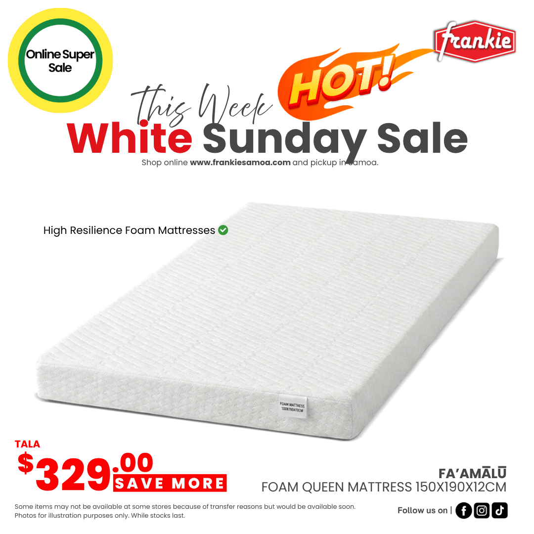 Foam Mattress Queen 150x190x12CM [Limited Stocks]