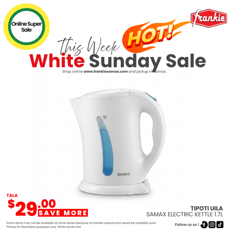 Samax Electric Kettle 1.7L