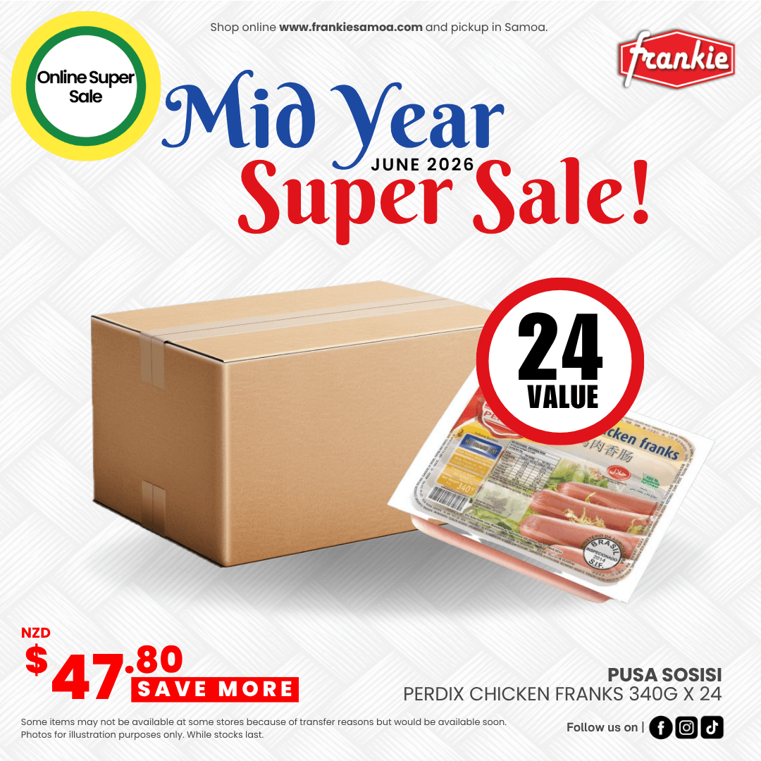 Perdix Chicken Franks Sausage 340g x 24