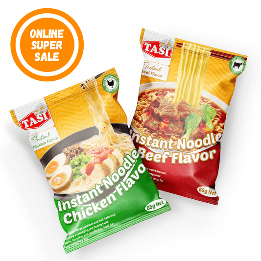 Tasi Instant Noodle Beef/Chicken Flav 65g x 24
