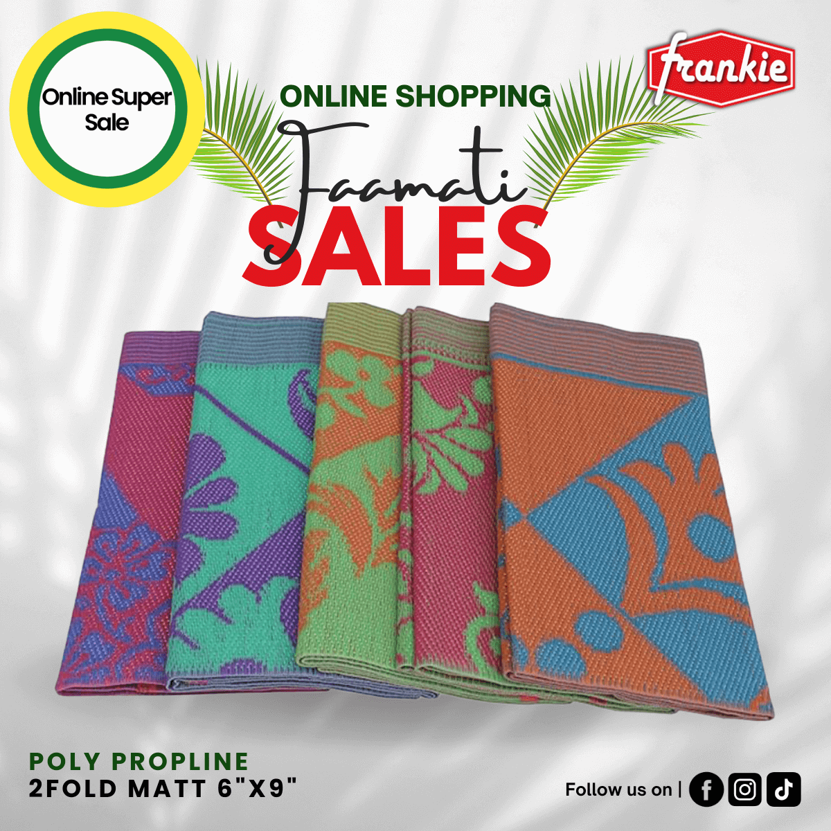 Poly Propline (Chinese Mat) 2Fold Mat 6"X9"