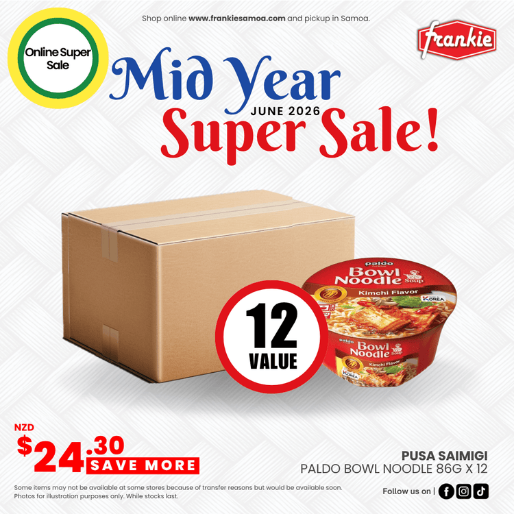 Paldo Bowl Noodle 86g x 12