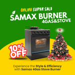 Samax Gas 4Burner+Electric Oven