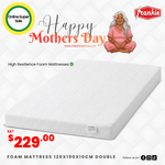 Foam Mattress Double 120x190x10cm [Limited Stock] - Frankie Supermarket