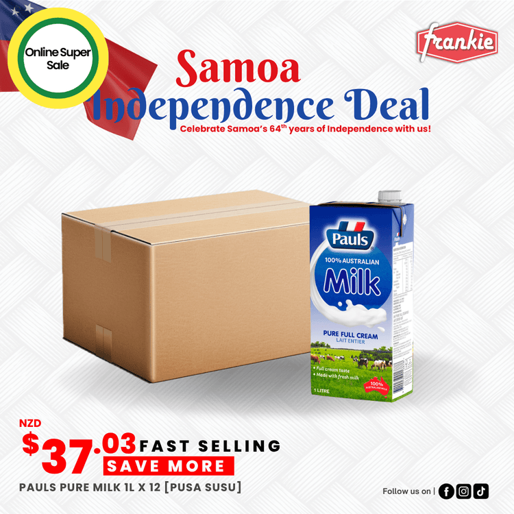 Pauls Pure Milk 1ltr x 12