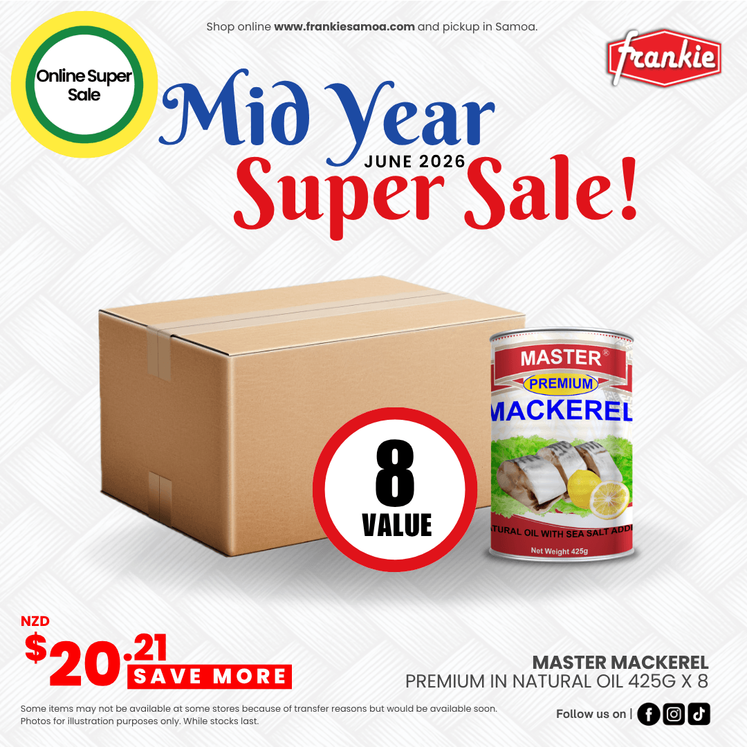Master Premium Mackerel N/Oil 425g x 8