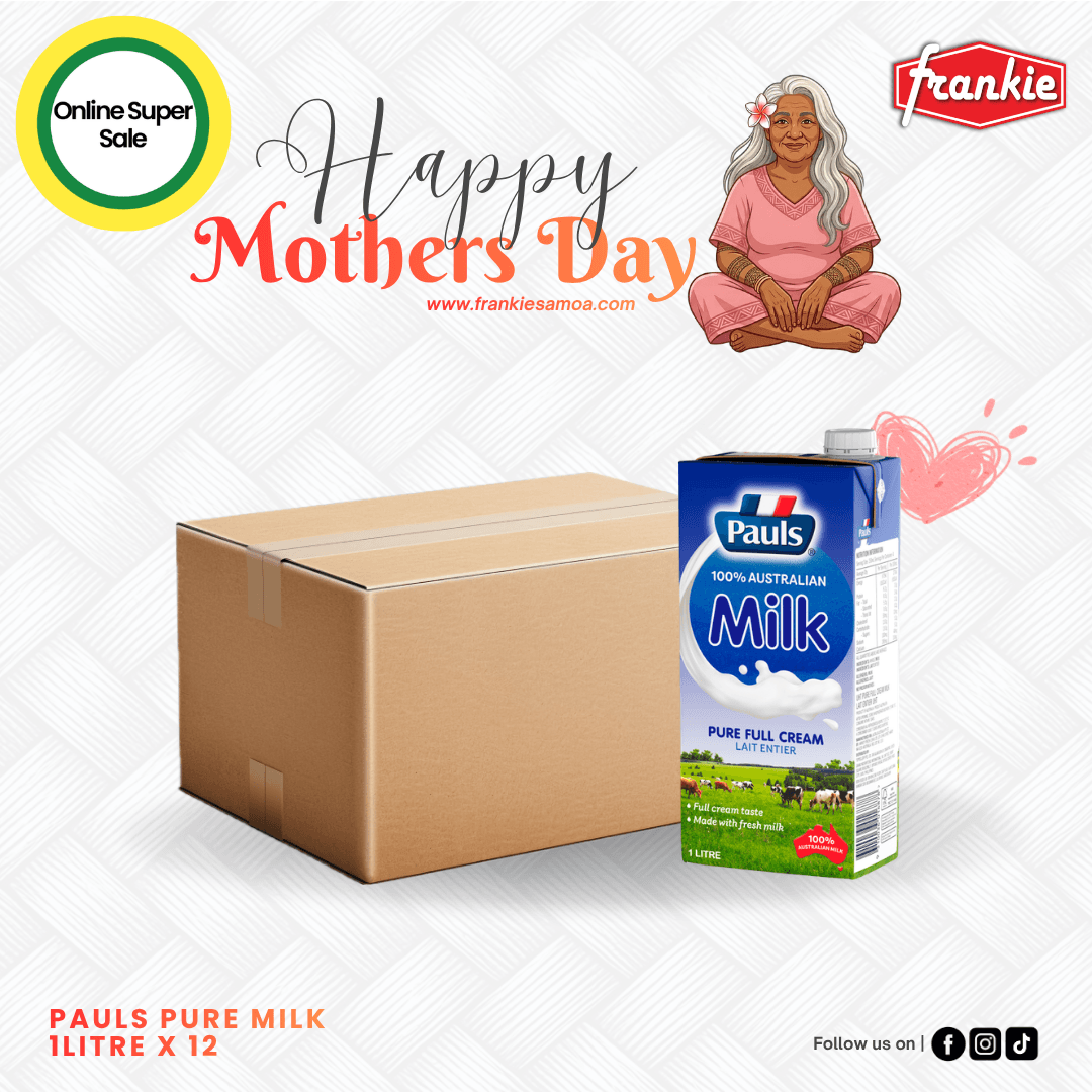 Pauls Pure Milk 1ltr x 12 - Frankie Supermarket