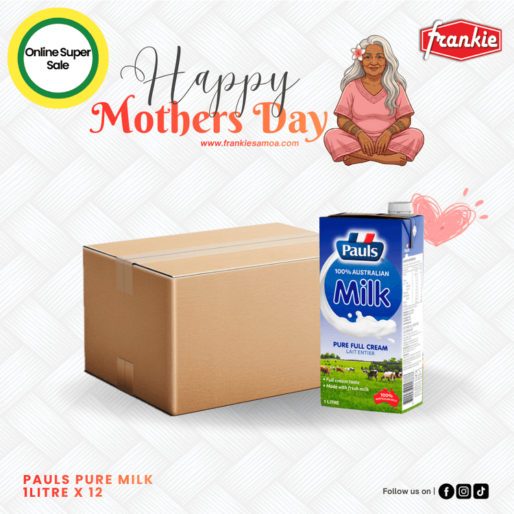 Pauls Pure Milk 1ltr x 12