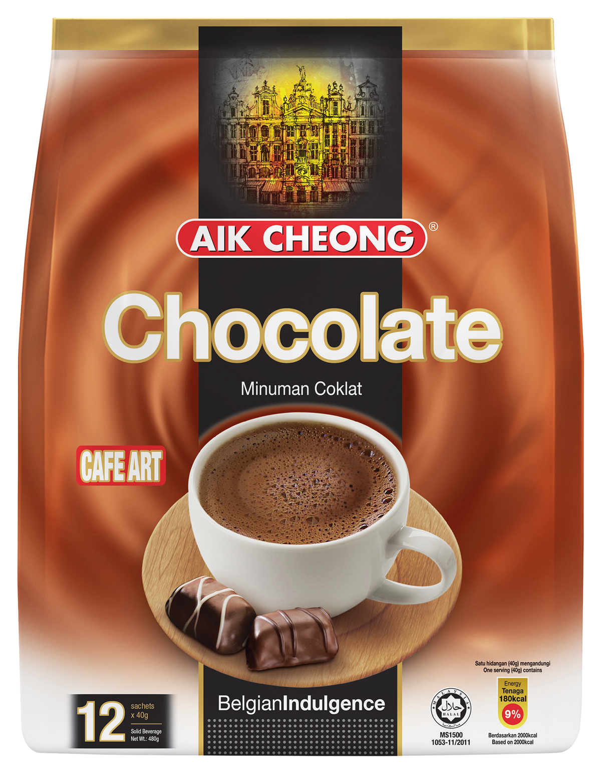 AIK Cheong Hot Choco Malt Drink 15'S - Frankie Supermarket